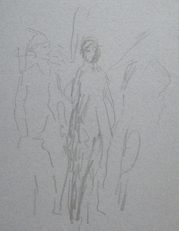 267ch two figures in riding gear